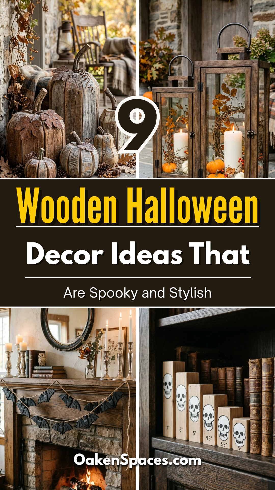 9 Wooden Halloween Decor Ideas That Are Spooky and Stylish