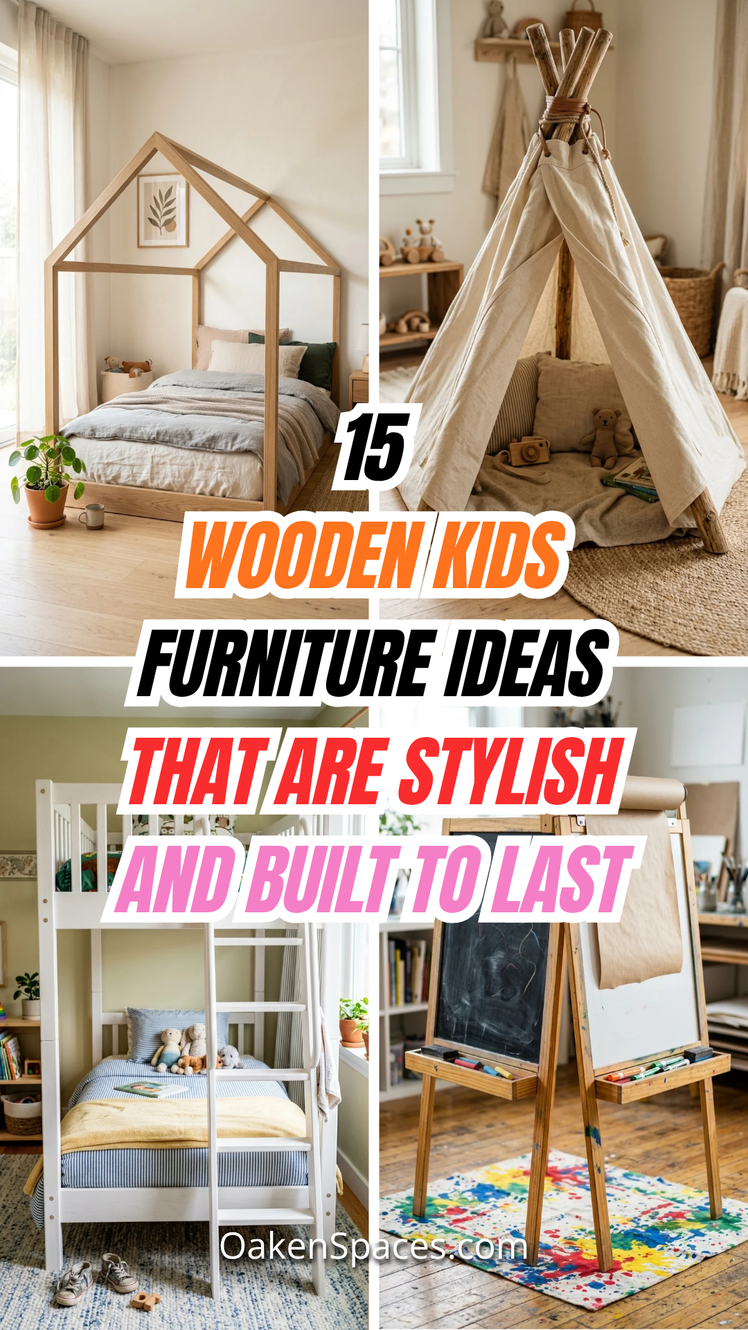 15 Wooden Kids Furniture Ideas That Are Stylish and Built to Last