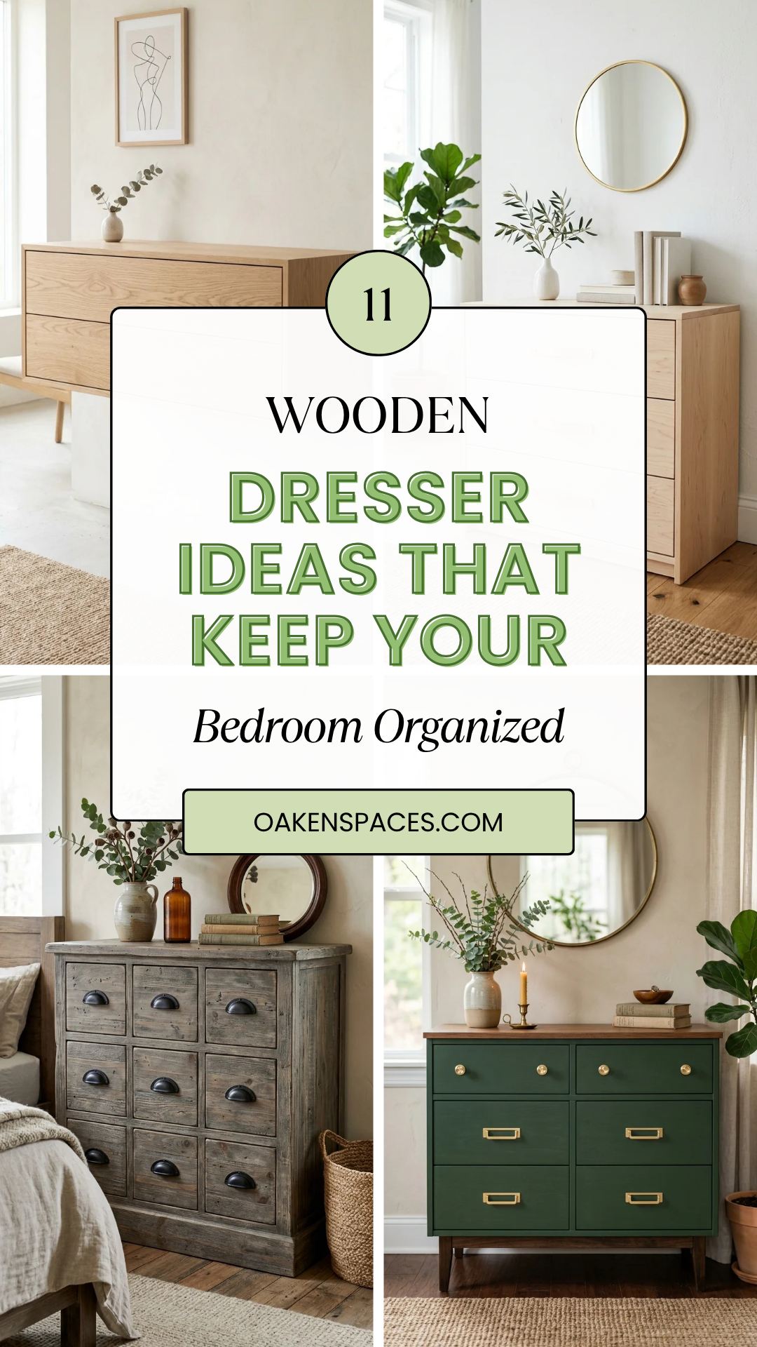 11 Wooden Dresser Ideas That Keep Your Bedroom Organized