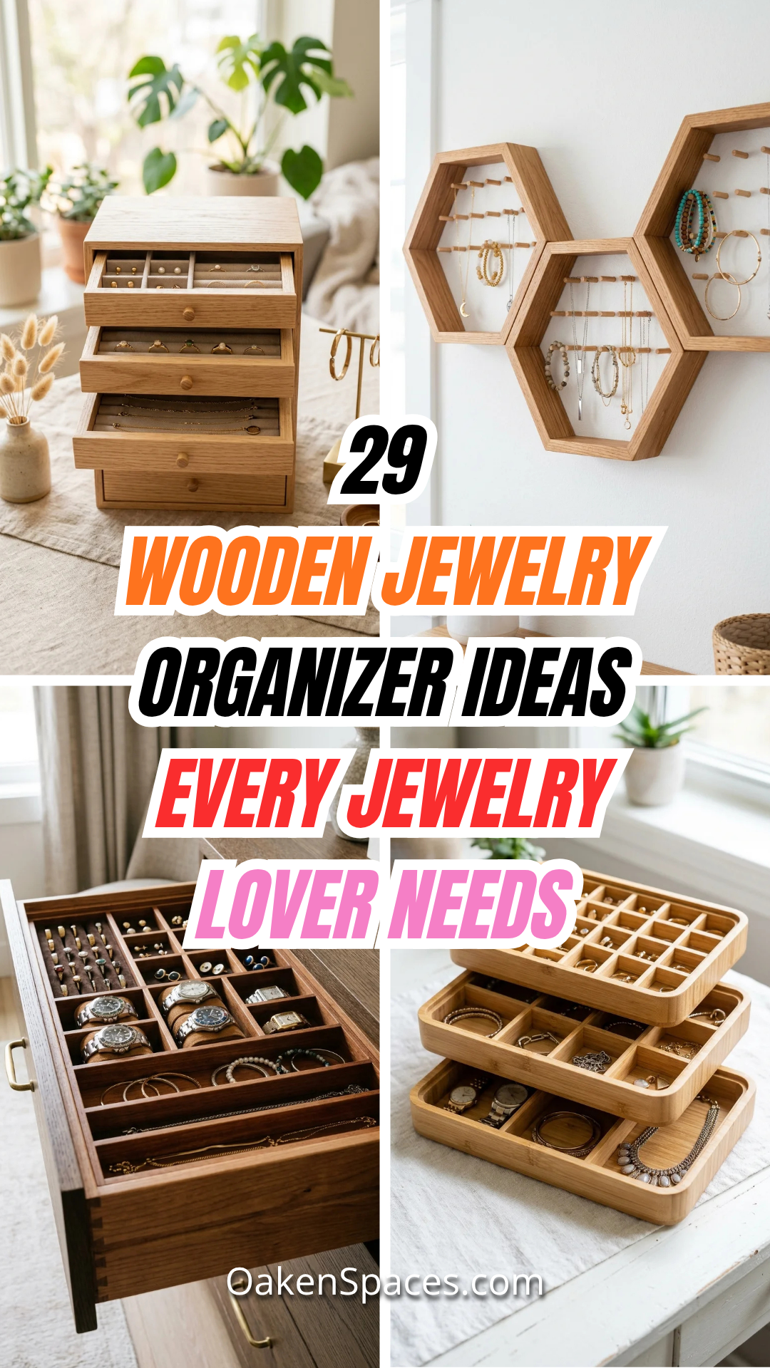 29 Wooden Jewelry Organizer Ideas Every Jewelry Lover Needs