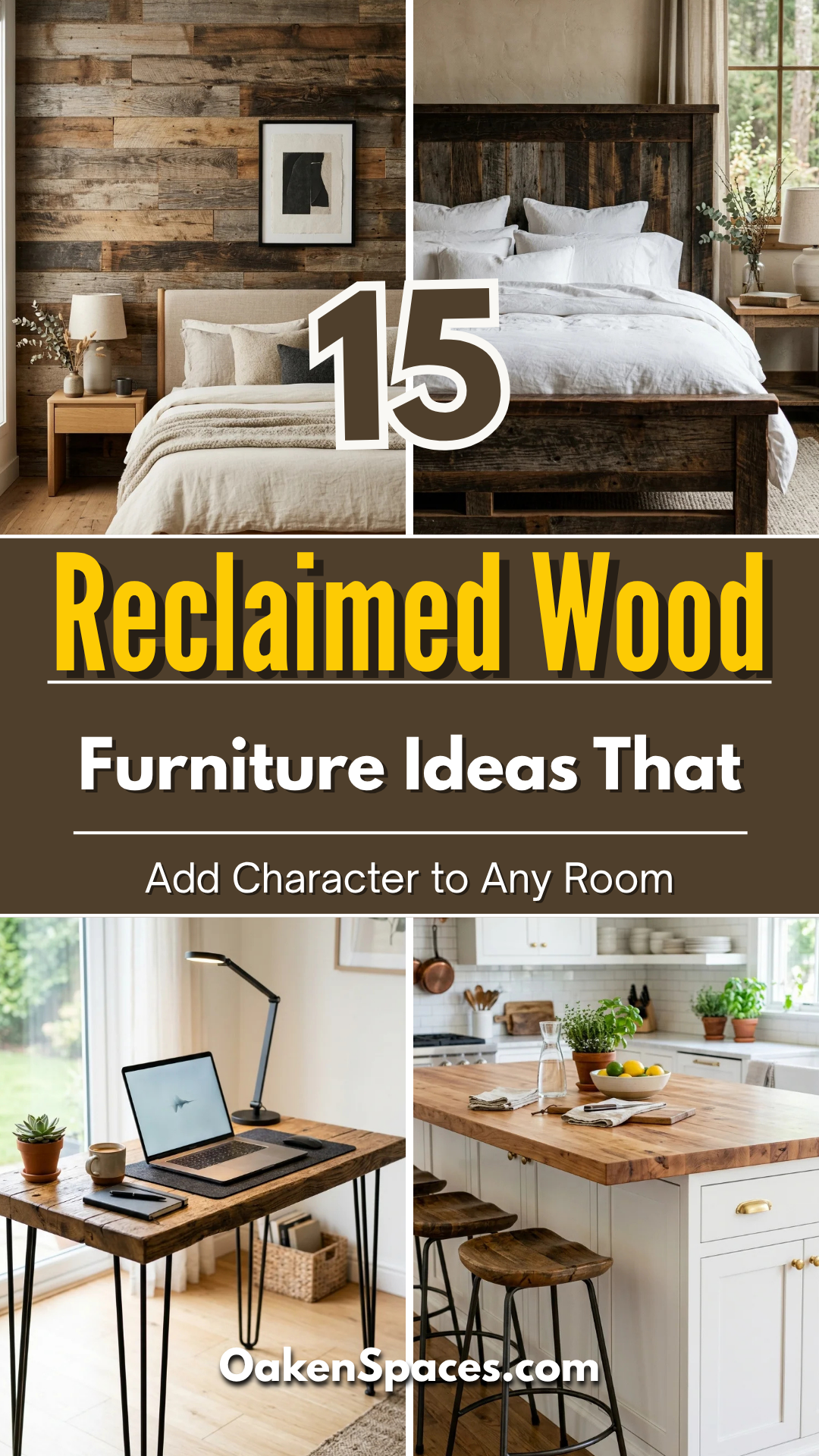 15 Reclaimed Wood Furniture Ideas That Add Character to Any Room