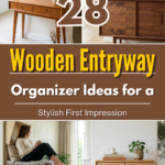 28 Wooden Entryway Organizer Ideas for a Stylish First Impression