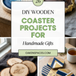 26 DIY Wooden Coaster Projects for Handmade Gifts