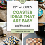 18 DIY Wooden Coaster Ideas That Are Easy and Beautiful