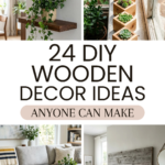 24 DIY Wooden Decor Ideas Anyone Can Make