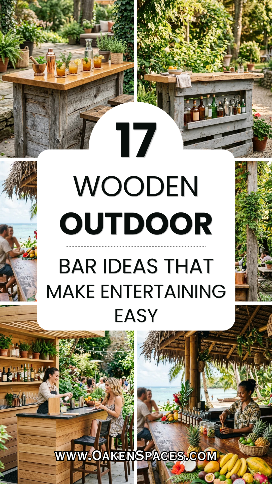 17 Wooden Outdoor Bar Ideas That Make Entertaining Easy