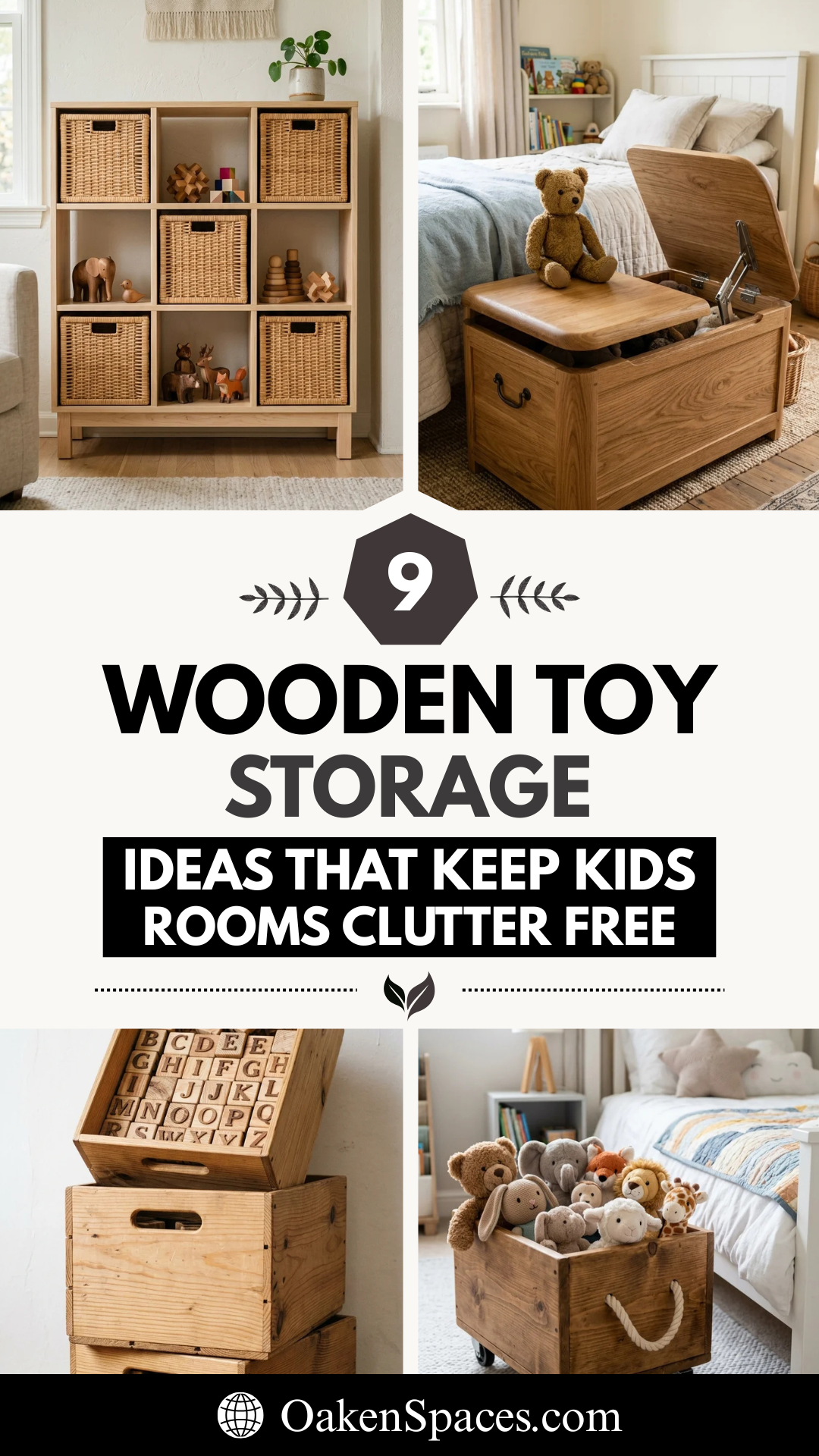 9 Wooden Toy Storage Ideas That Keep Kids’ Rooms Clutter-Free