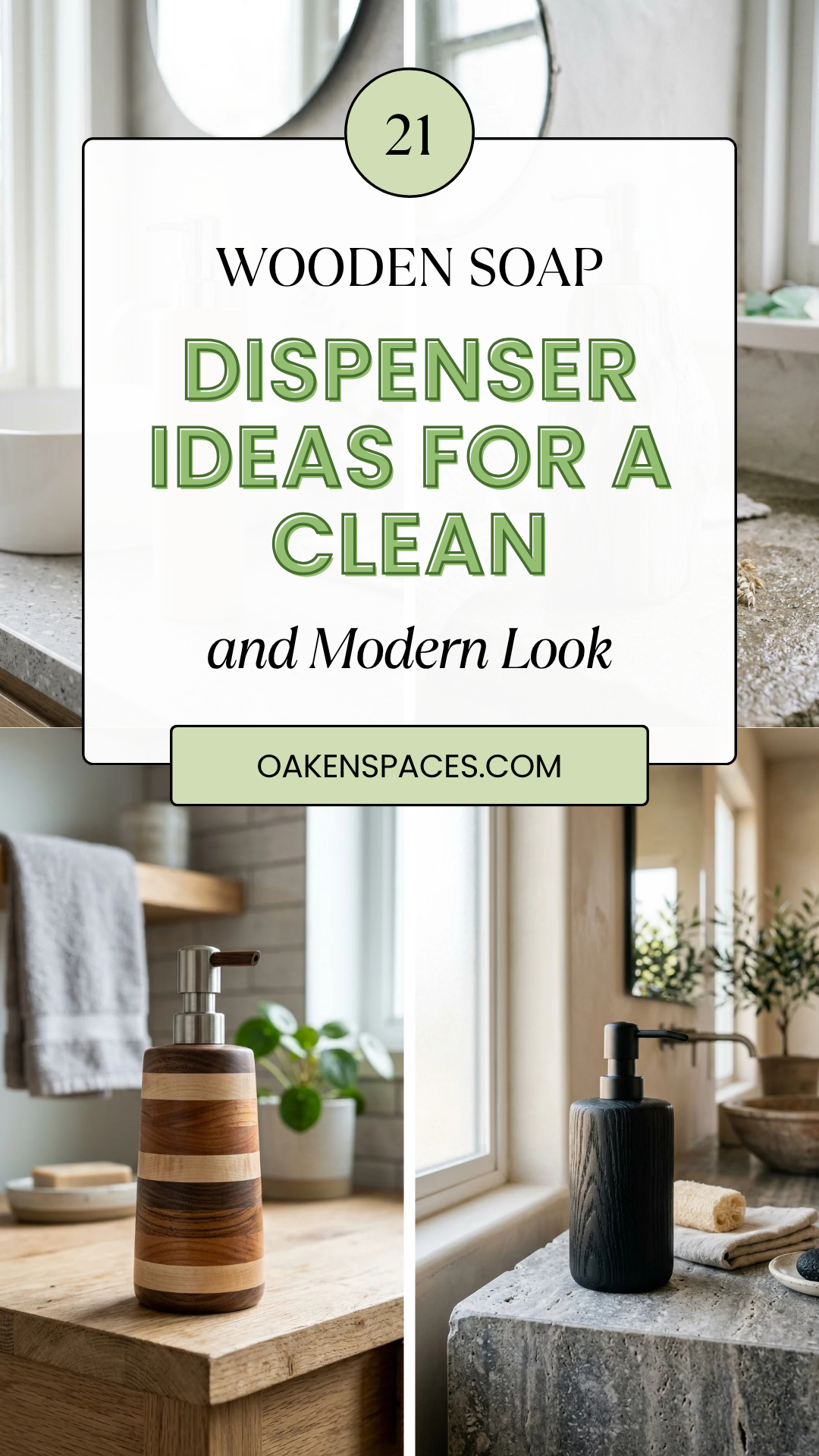 21 Wooden Soap Dispenser Ideas for a Clean and Modern Look