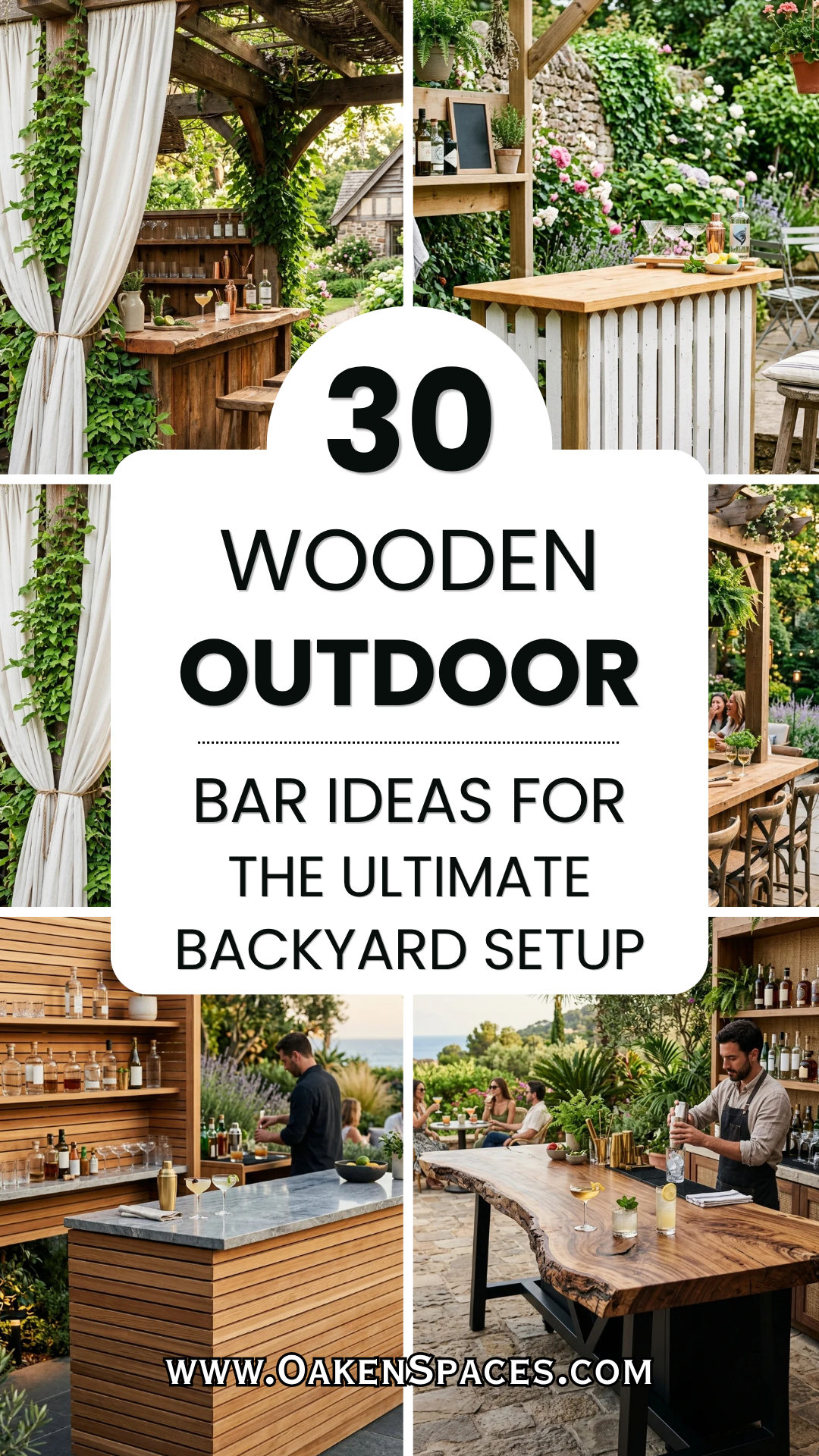 30 Wooden Outdoor Bar Ideas for the Ultimate Backyard Setup