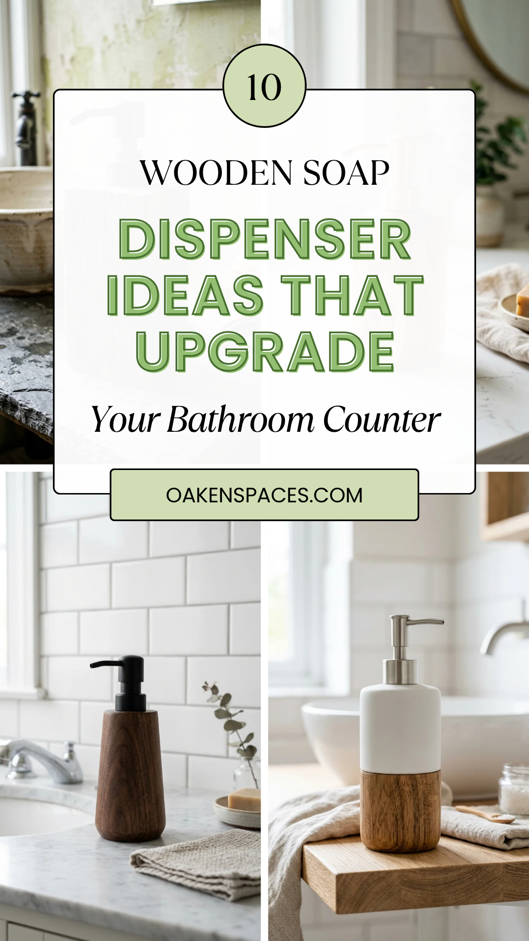 10 Wooden Soap Dispenser Ideas That Upgrade Your Bathroom Counter
