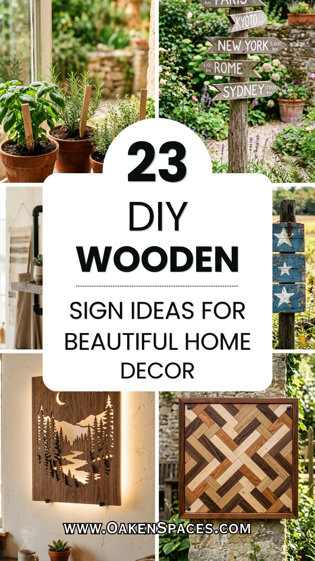 23 DIY Wooden Sign Ideas for Beautiful Home Decor