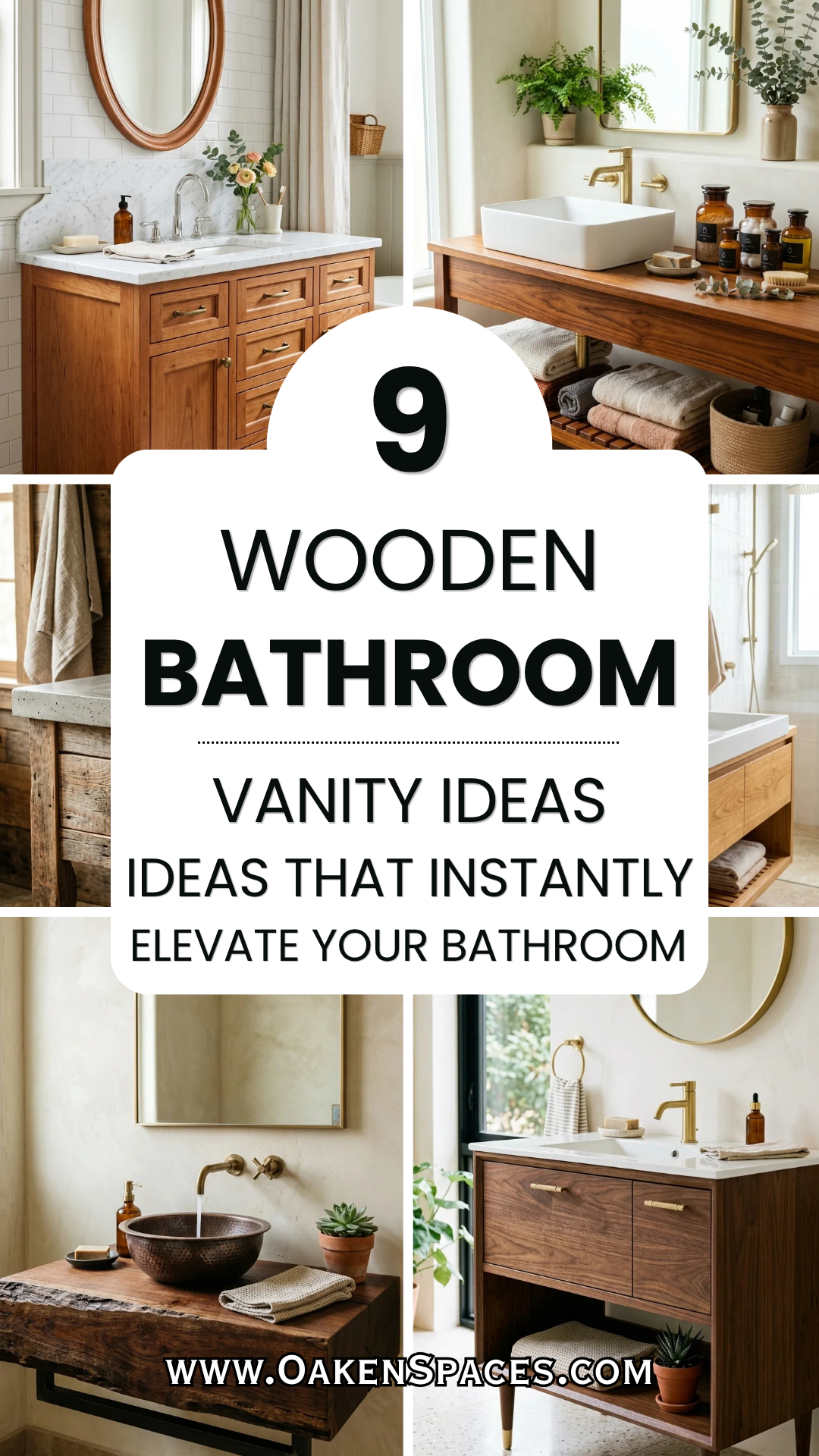 9 Wooden Bathroom Vanity Ideas That Instantly Elevate Your Bathroom
