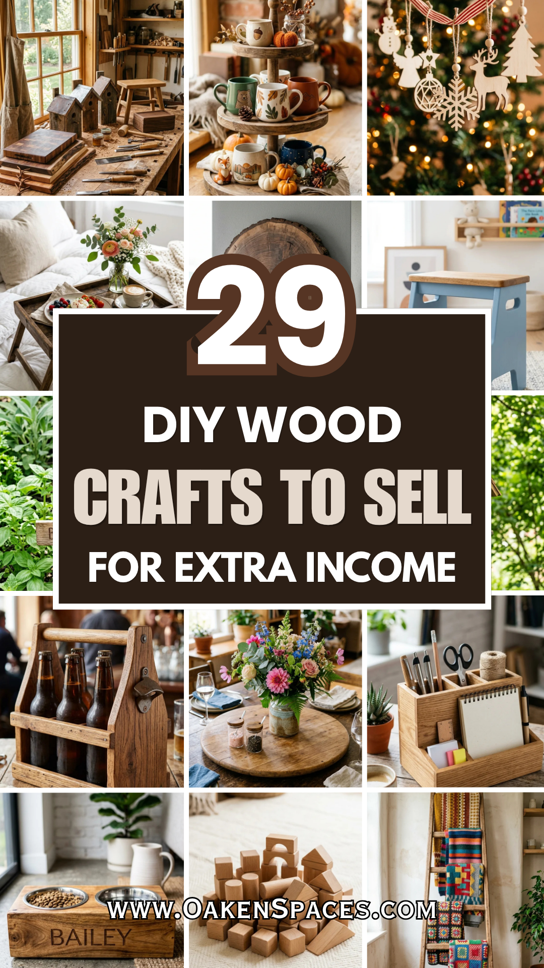 29 DIY Wood Crafts to Sell for Extra Income