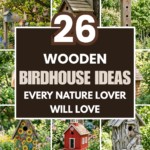 26 Wooden Birdhouse Ideas Every Nature Lover Will Love