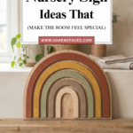 17 Wooden Nursery Sign Ideas That Make the Room Feel Special