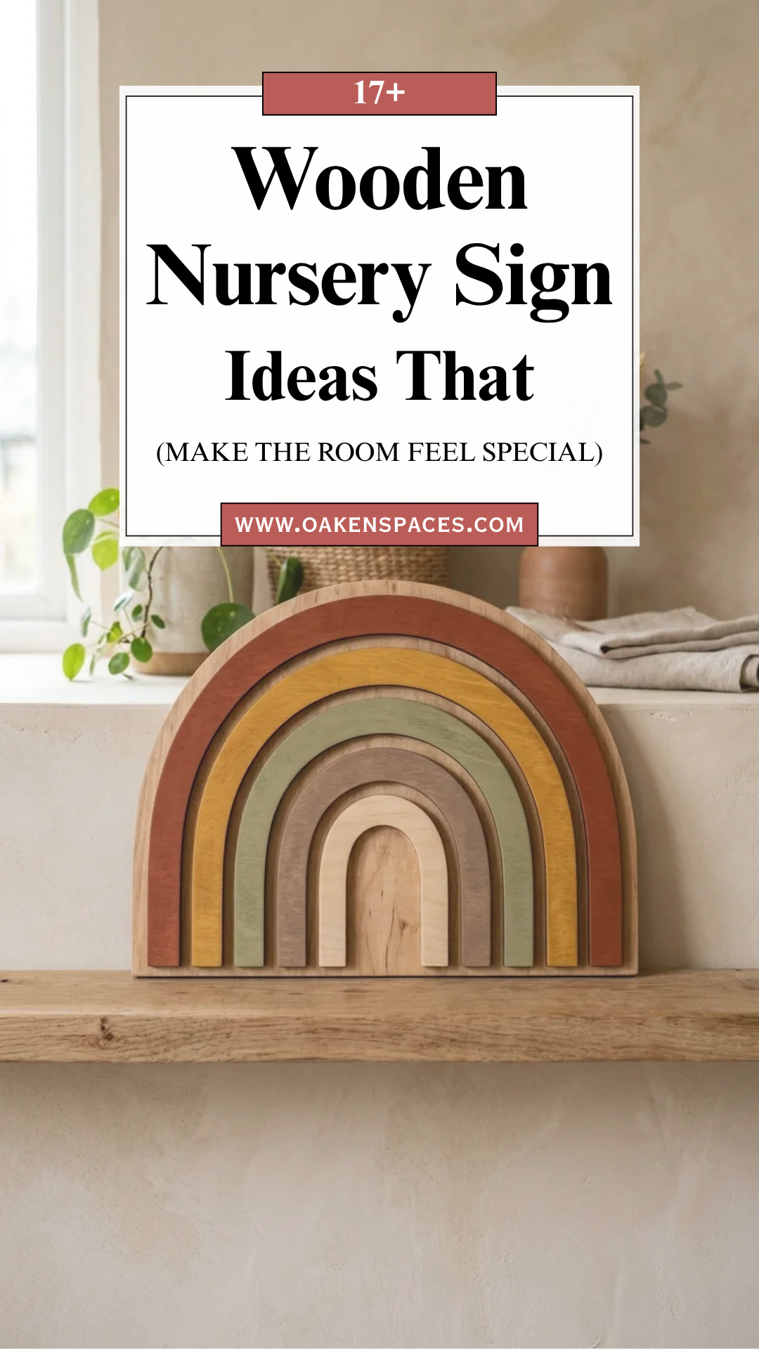17 Wooden Nursery Sign Ideas That Make the Room Feel Special