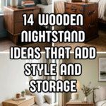 14 Wooden Nightstand Ideas That Add Style and Storage