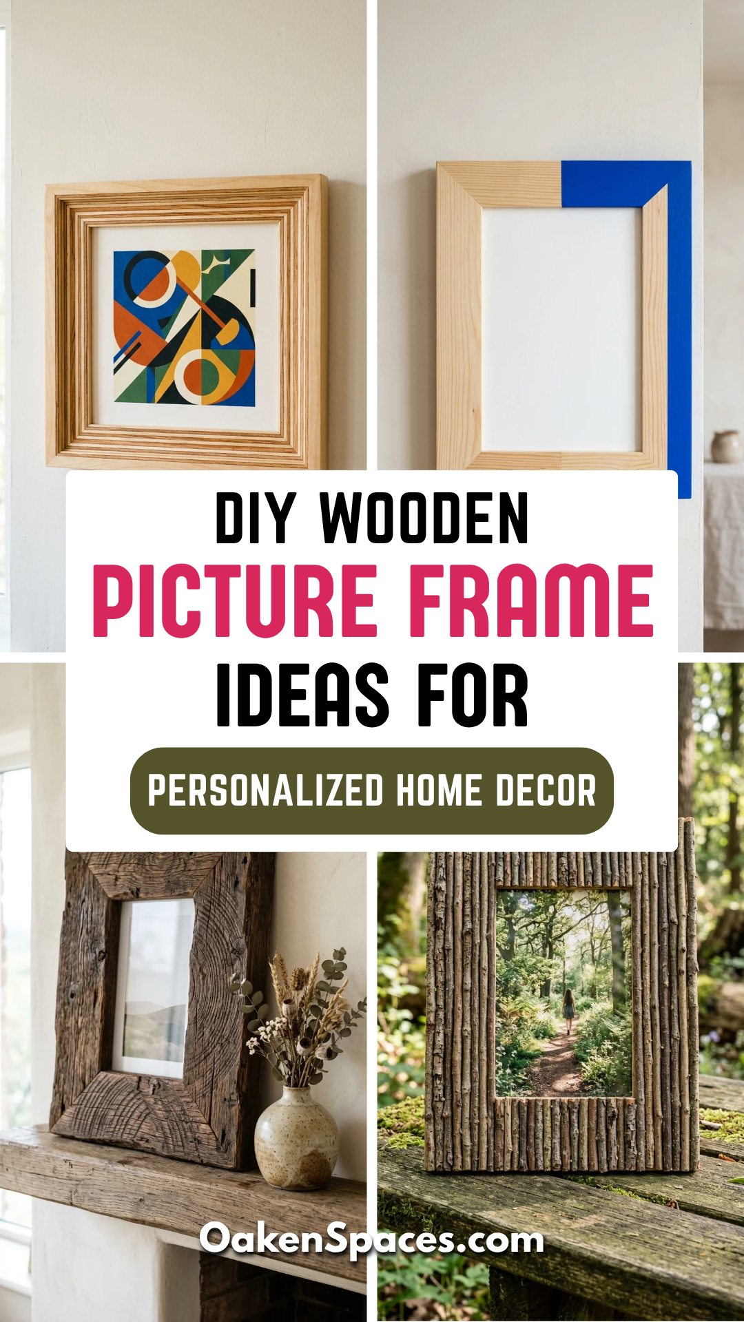 21 DIY Wooden Picture Frame Ideas for Personalized Home Decor