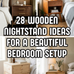 28 Wooden Nightstand Ideas for a Beautiful Bedroom Setup