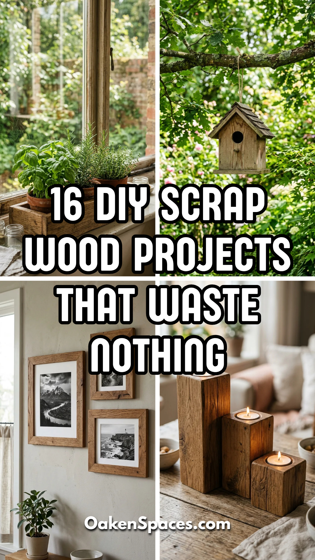 16 DIY Scrap Wood Projects That Waste Nothing