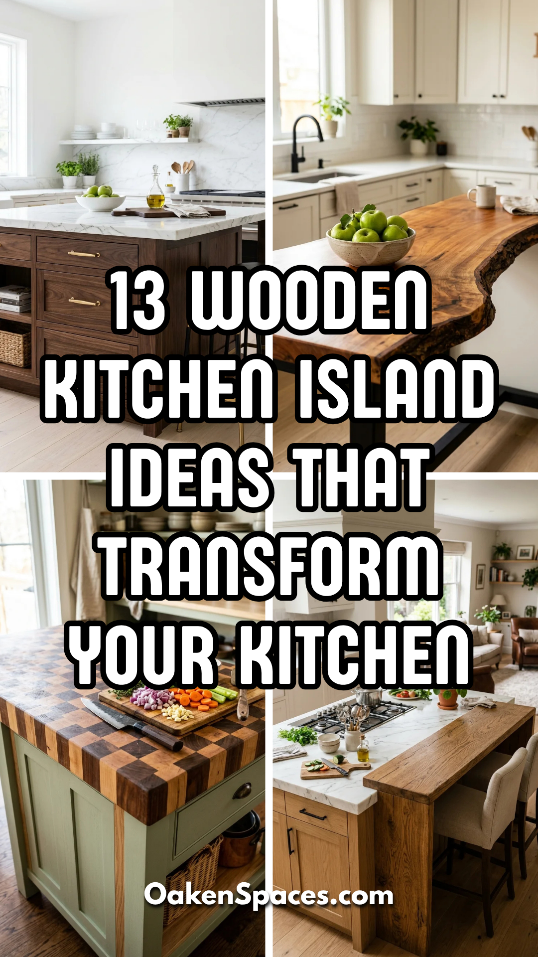 13 Wooden Kitchen Island Ideas That Transform Your Kitchen