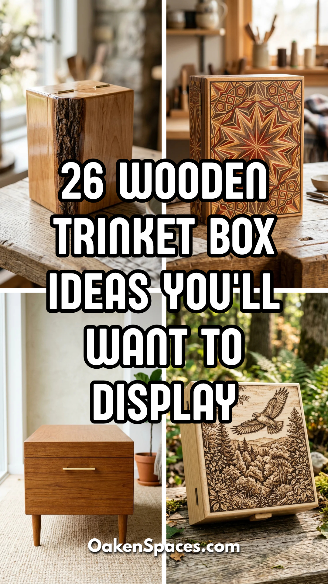 26 Wooden Trinket Box Ideas You’ll Want to Display