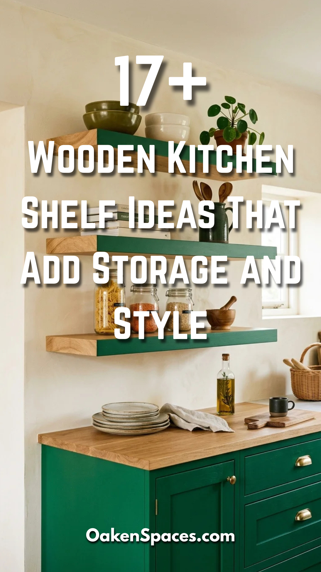 17 Wooden Kitchen Shelf Ideas That Add Storage and Style