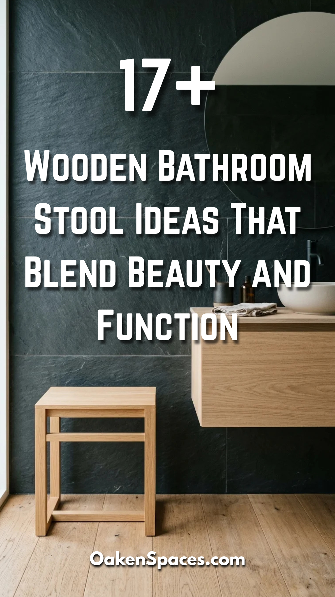 17 Wooden Bathroom Stool Ideas That Blend Beauty and Function