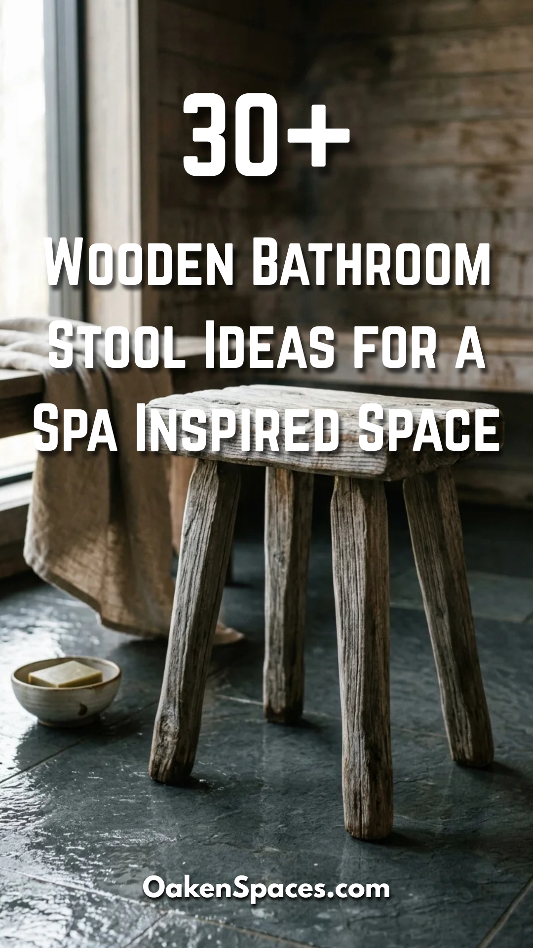 30 Wooden Bathroom Stool Ideas for a Spa-Inspired Space