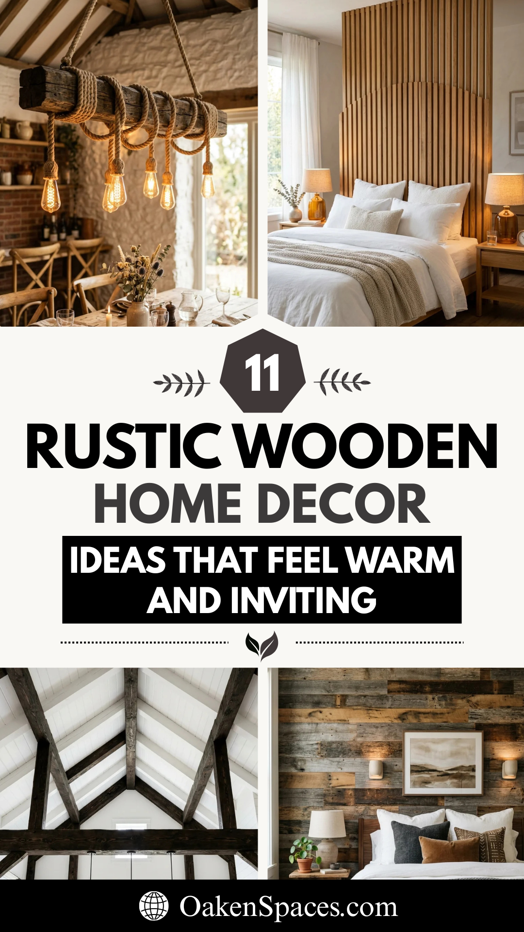 11 Rustic Wooden Home Decor Ideas That Feel Warm and Inviting