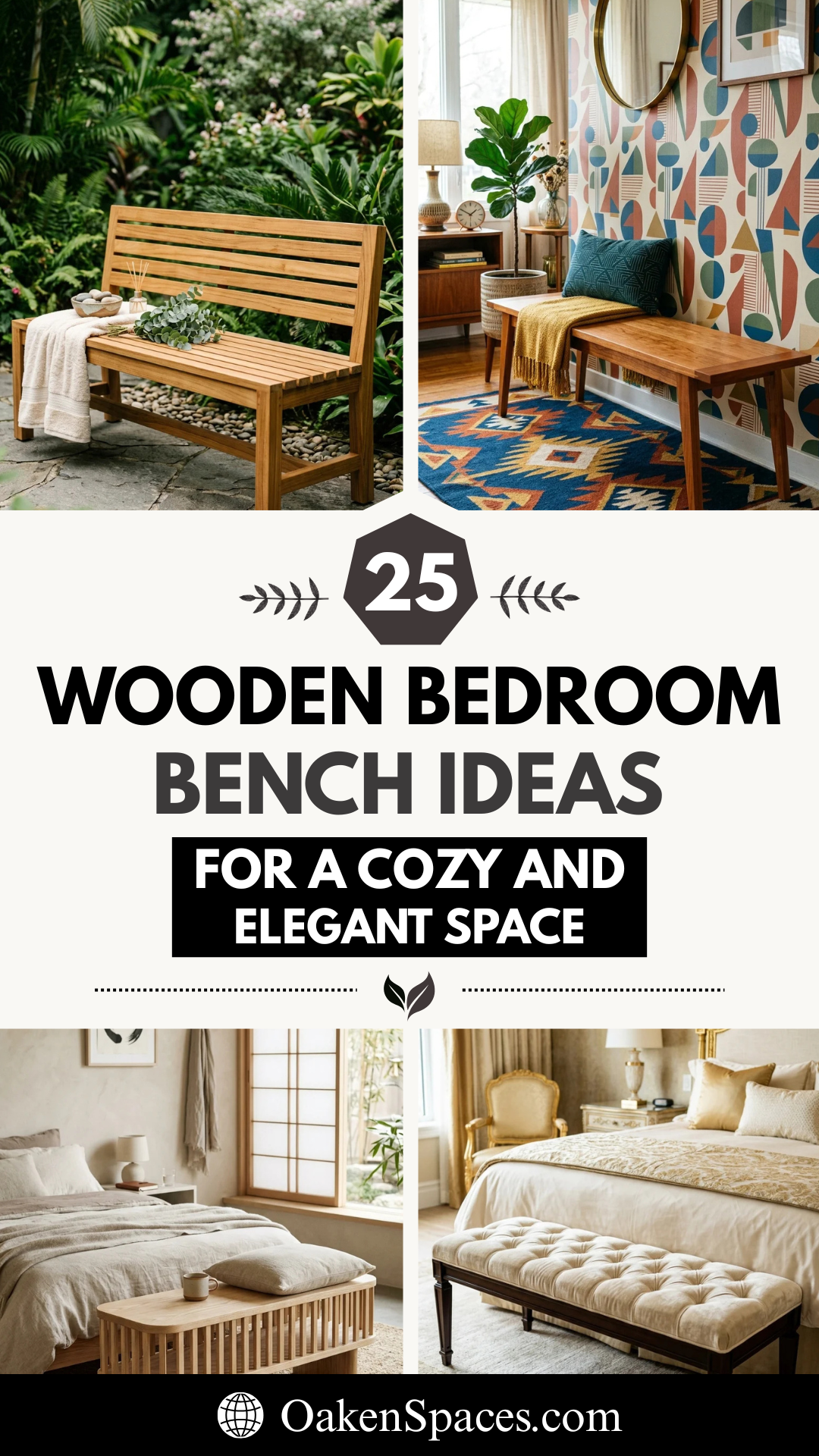 25 Wooden Bedroom Bench Ideas for a Cozy and Elegant Space