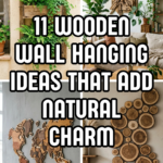 11 Wooden Wall Hanging Ideas That Add Natural Charm