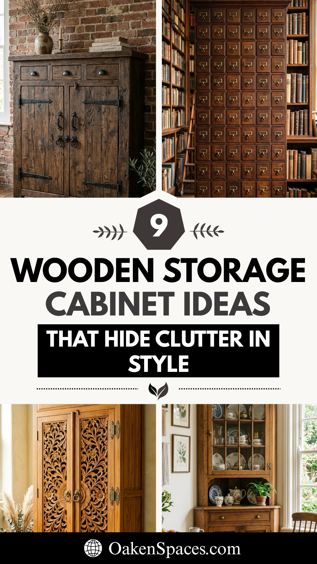 9 Wooden Storage Cabinet Ideas That Hide Clutter in Style