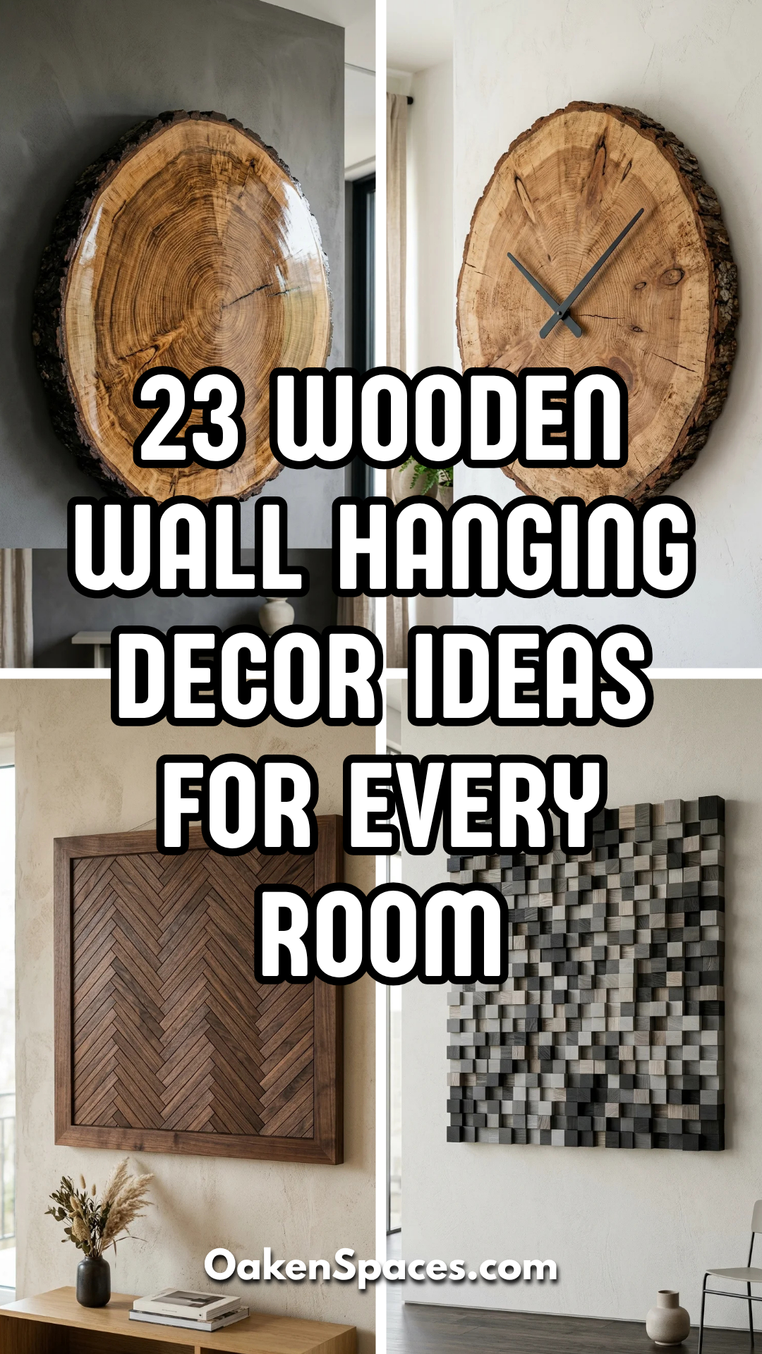 23 Wooden Wall Hanging Decor Ideas for Every Room