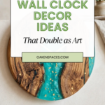 16 Wooden Wall Clock Decor Ideas That Double as Art