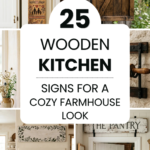 25 Wooden Kitchen Signs for a Cozy Farmhouse Look