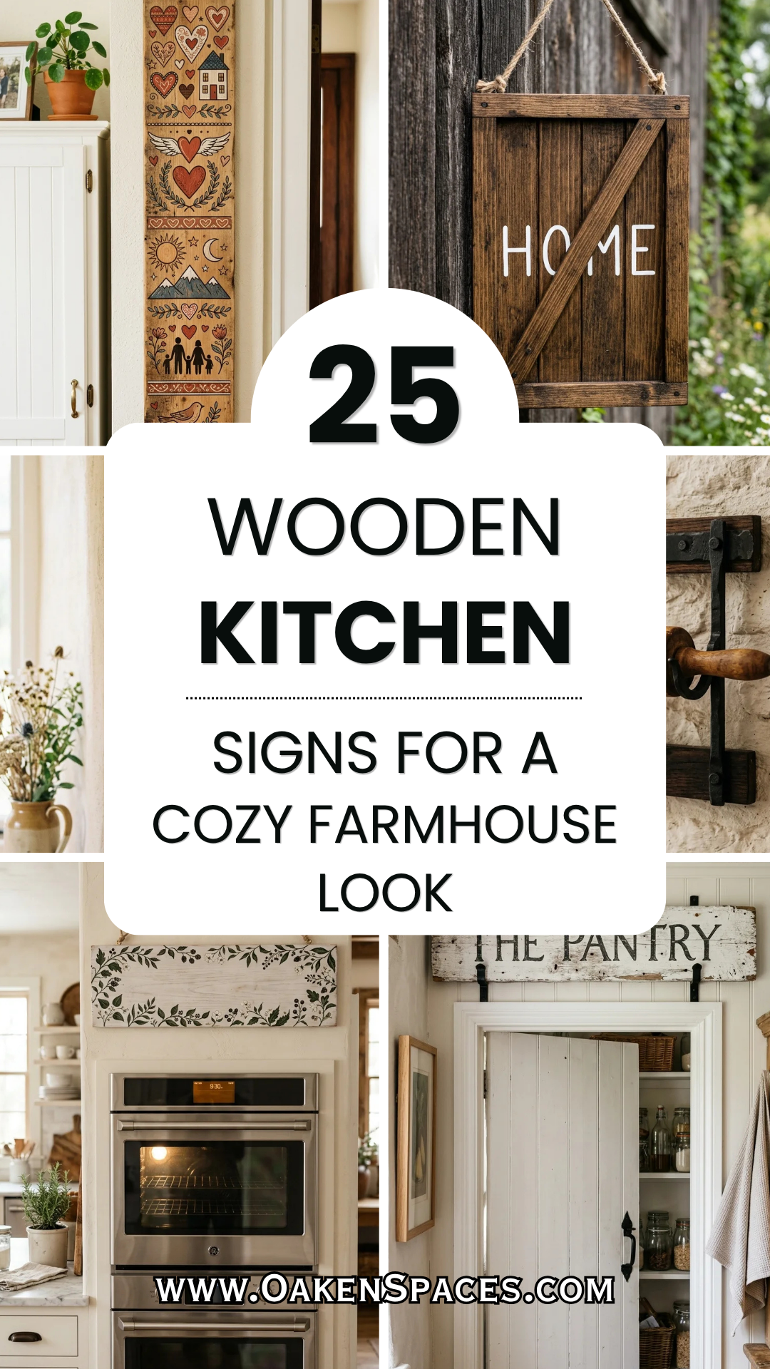 25 Wooden Kitchen Signs for a Cozy Farmhouse Look