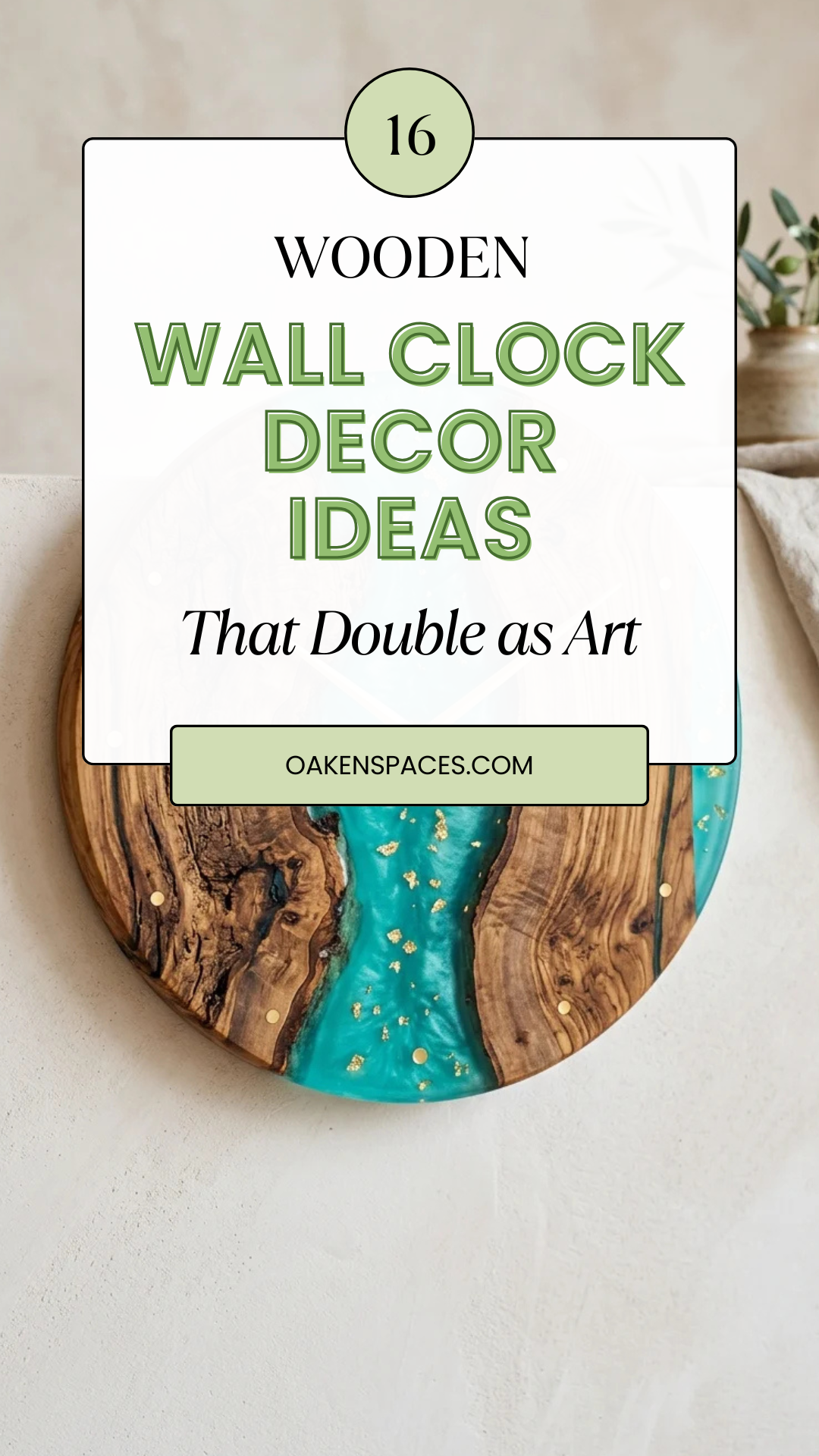16 Wooden Wall Clock Decor Ideas That Double as Art