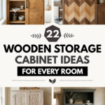 22 Wooden Storage Cabinet Ideas for Every Room