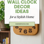 29 Wooden Wall Clock Decor Ideas for a Stylish Home