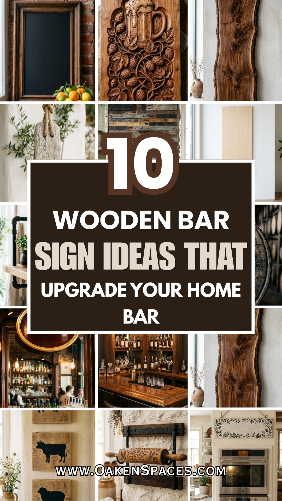 10 Wooden Bar Sign Ideas That Upgrade Your Home Bar