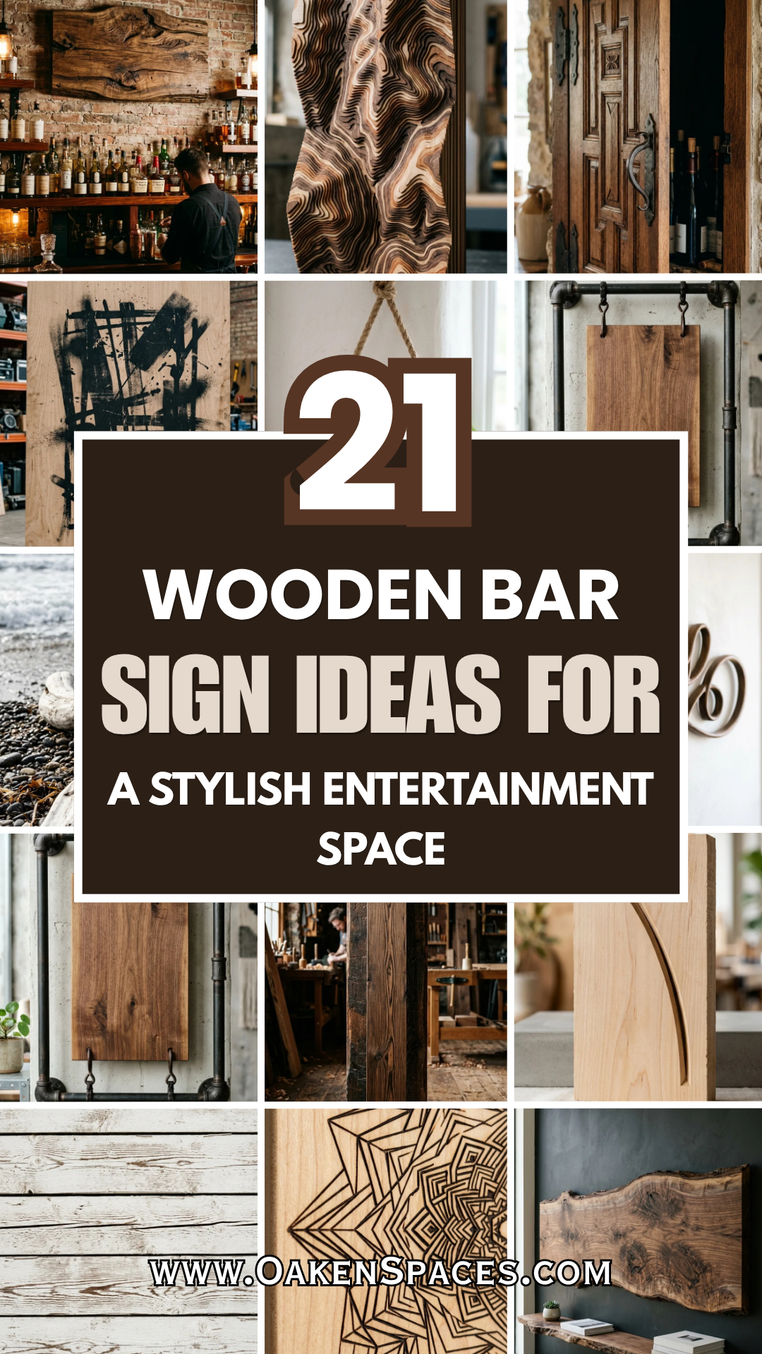 21 Wooden Bar Sign Ideas for a Stylish Entertainment Space