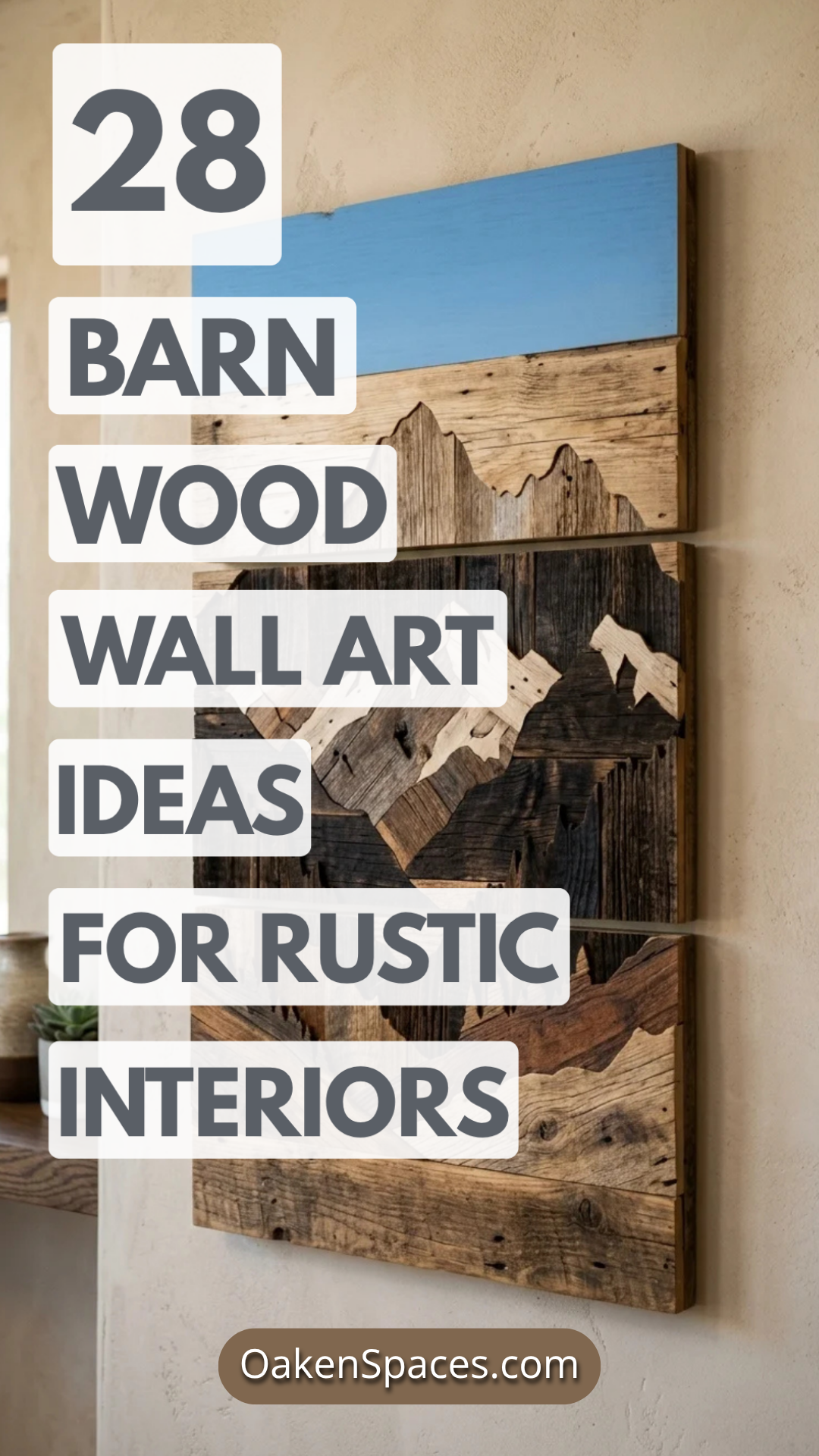 28 Barn Wood Wall Art Ideas for Rustic Interiors