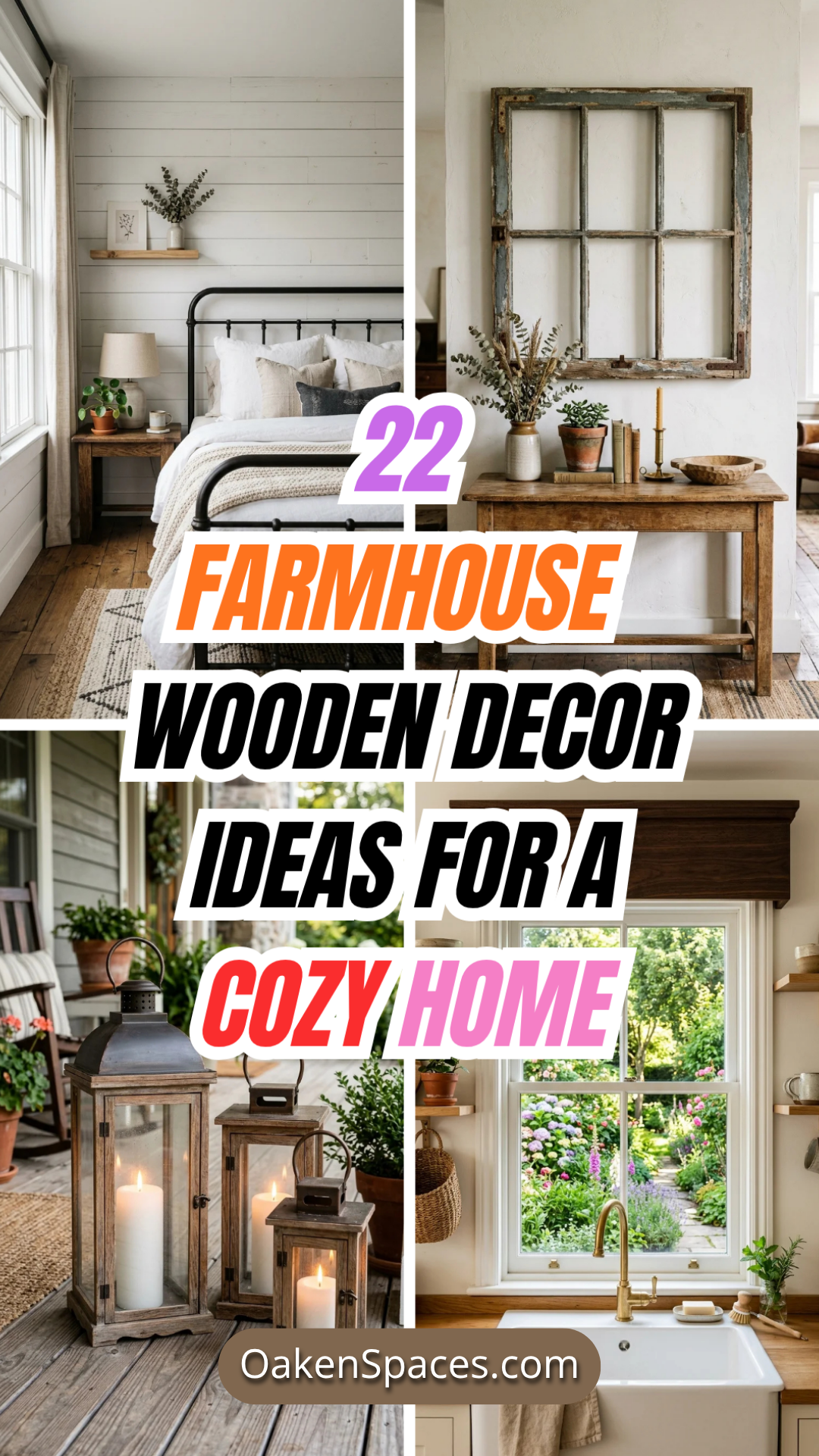 22 Farmhouse Wooden Decor Ideas for a Cozy Home