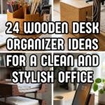 24 Wooden Desk Organizer Ideas for a Clean and Stylish Office
