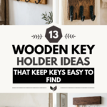 13 Wooden Key Holder Ideas That Keep Keys Easy to Find
