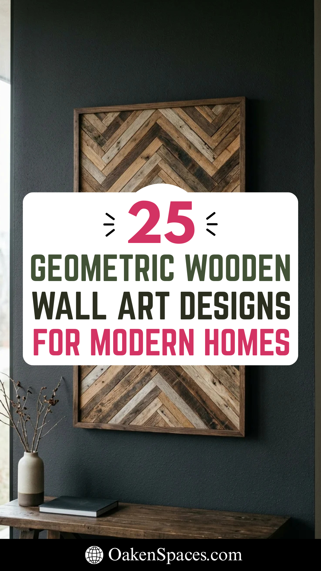 25 Geometric Wooden Wall Art Designs for Modern Homes