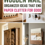 11 Wooden Mail Organizer Ideas That End Paper Clutter for Good