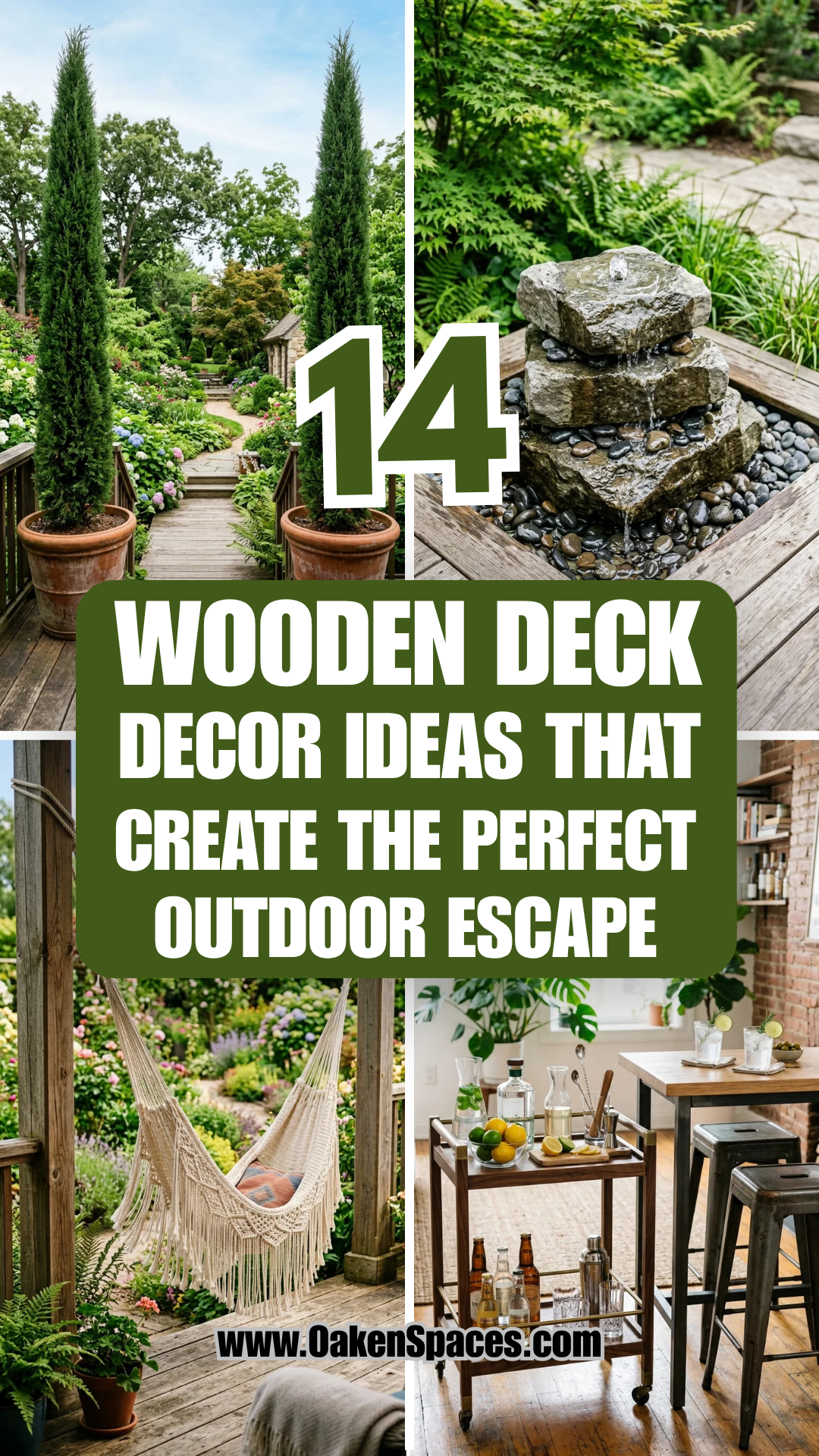 14 Wooden Deck Decor Ideas That Create the Perfect Outdoor Escape