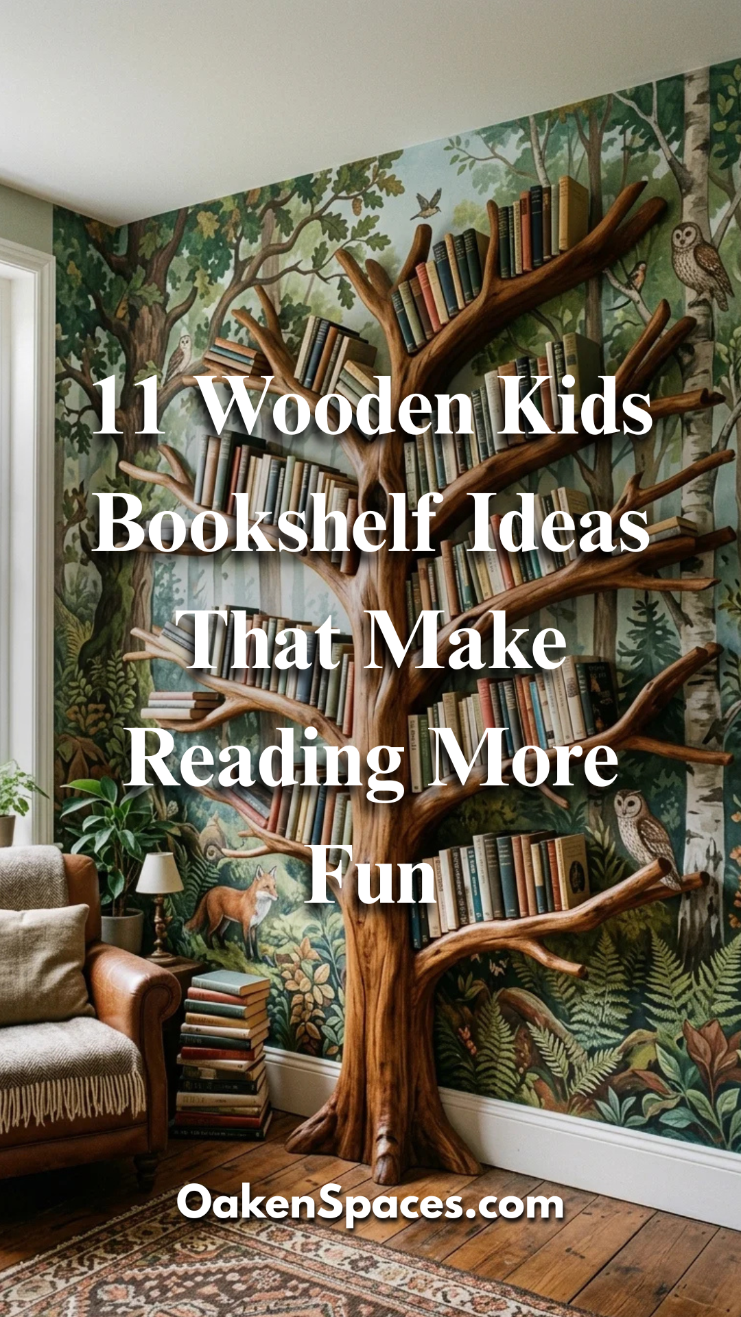 11 Wooden Kids Bookshelf Ideas That Make Reading More Fun